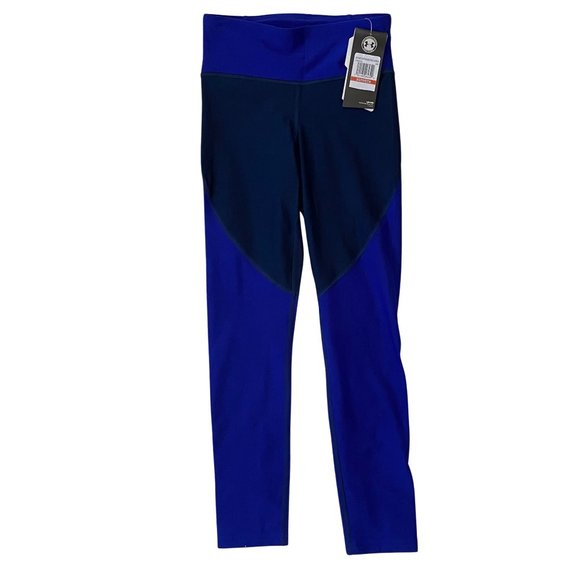 Under Armour Womens Workout Leggings - EXTRA SMALL Gym Leggings (2-Tone Blue) - Picture 5 of 10